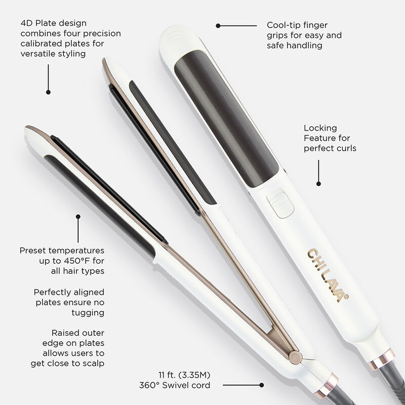LAVA 4D Hairstyling Iron, , large image number null